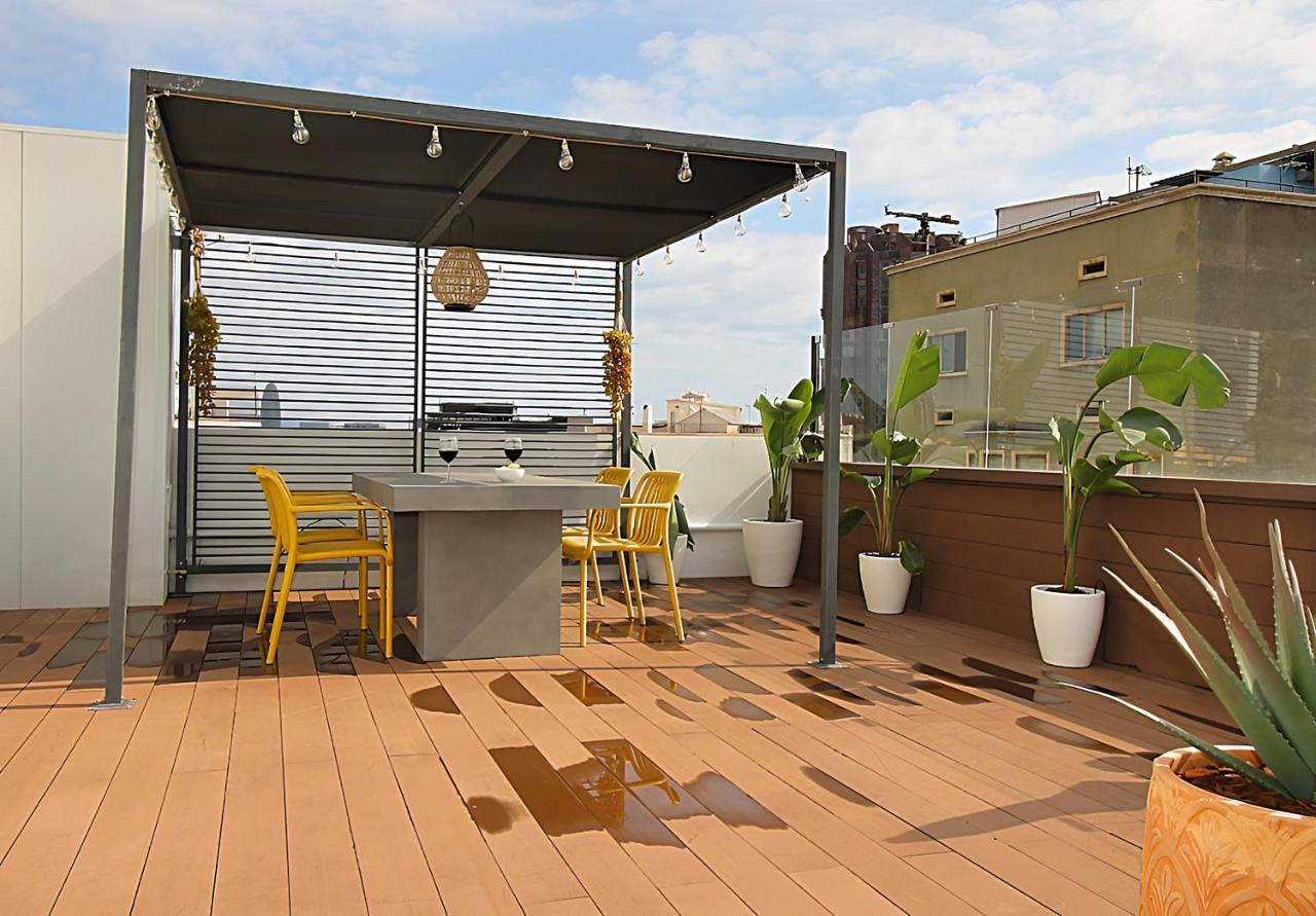 Ferienwohnung Incredible Penthouse With Jacuzzi In The Center, Unique In The Area Barcelona Exterior foto
