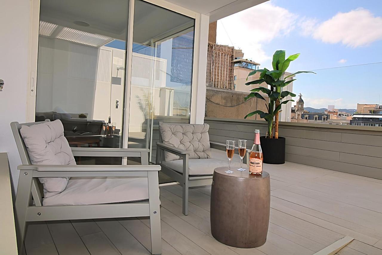 Ferienwohnung Incredible Penthouse With Jacuzzi In The Center, Unique In The Area Barcelona Exterior foto